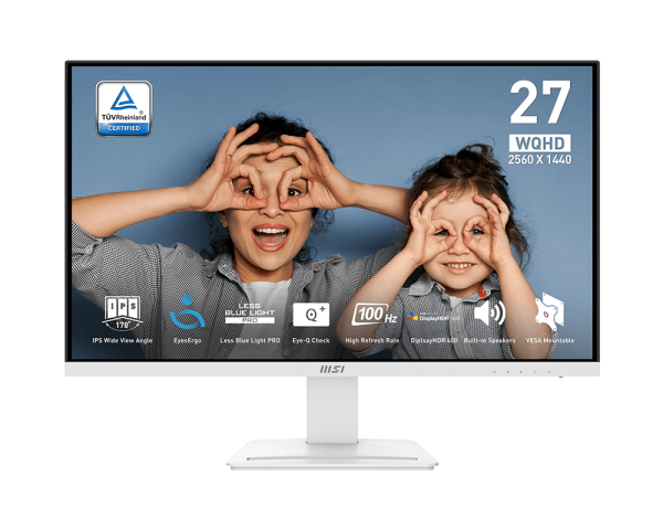 MSI PRO MP273QW E2 27-inch IPS 2560 x 1440 (QHD) Computer Monitor